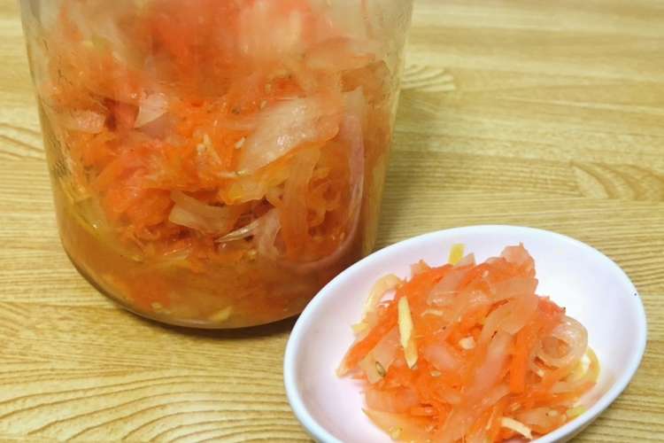 作り置き にんじんと玉ねぎのラペ レシピ 作り方 By 仮面にゃんだー クックパッド 簡単おいしいみんなのレシピが358万品