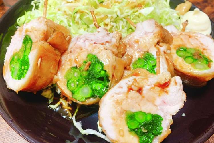 鶏肉の菜の花肉巻き レシピ 作り方 By 藤井２１ クックパッド 簡単おいしいみんなのレシピが372万品