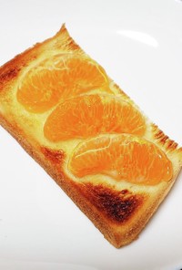 柑橘フルーツ＆練乳トースト♡