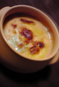 カボチャグラタンスープ