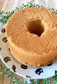 【余り物消費】砂糖きな粉のシフォンケーキ
