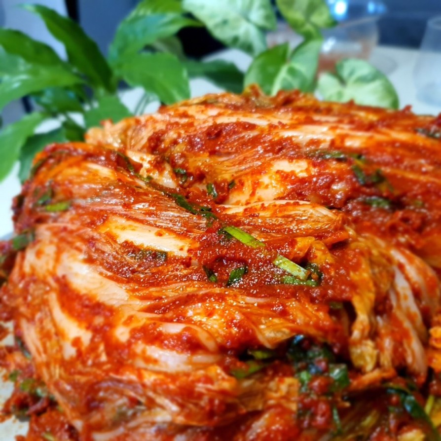 韓国人の妻の１kgだけ漬ける白菜キムチの画像