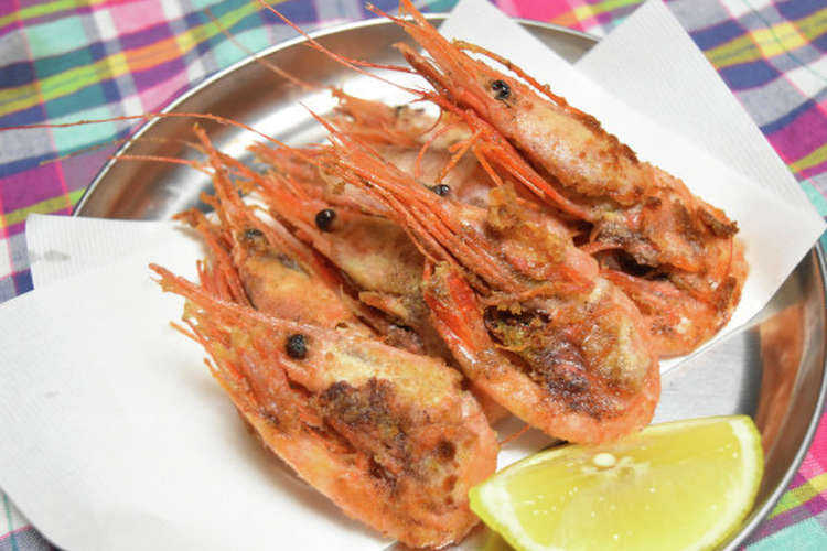 殻付き甘エビの唐揚げ レシピ 作り方 By Akkey Y クックパッド 簡単おいしいみんなのレシピが375万品