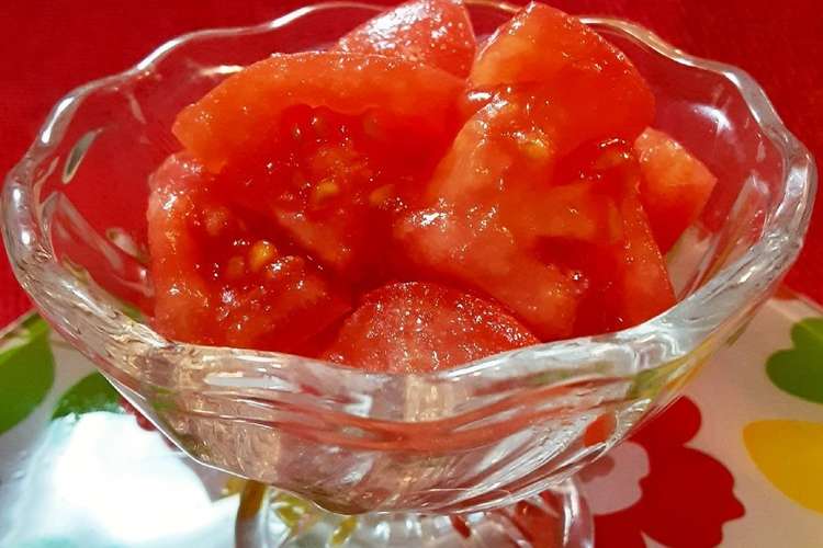 おしゃれな冷やしトマト ルビートマト レシピ 作り方 By ペル太郎 クックパッド 簡単おいしいみんなのレシピが356万品