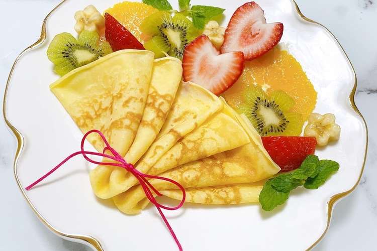 フルーツたっぷり 花束クレープ レシピ 作り方 By ハル フルレピ クックパッド 簡単おいしいみんなのレシピが370万品