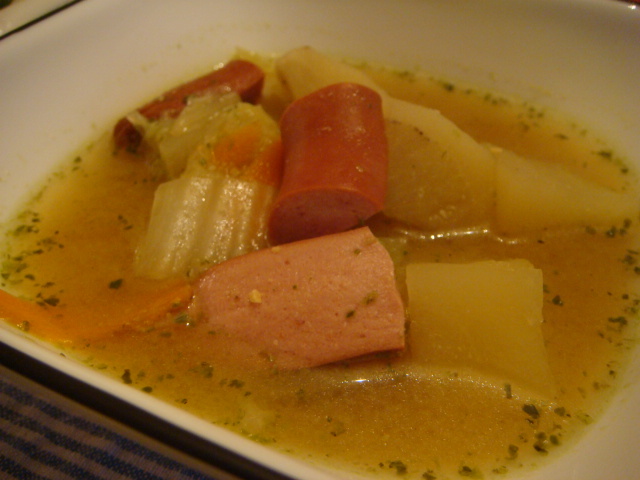 お野菜たっぷり♪バジル味噌スープ★の画像