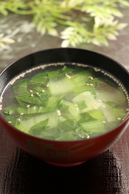 簡単！青梗菜の中華スープの画像