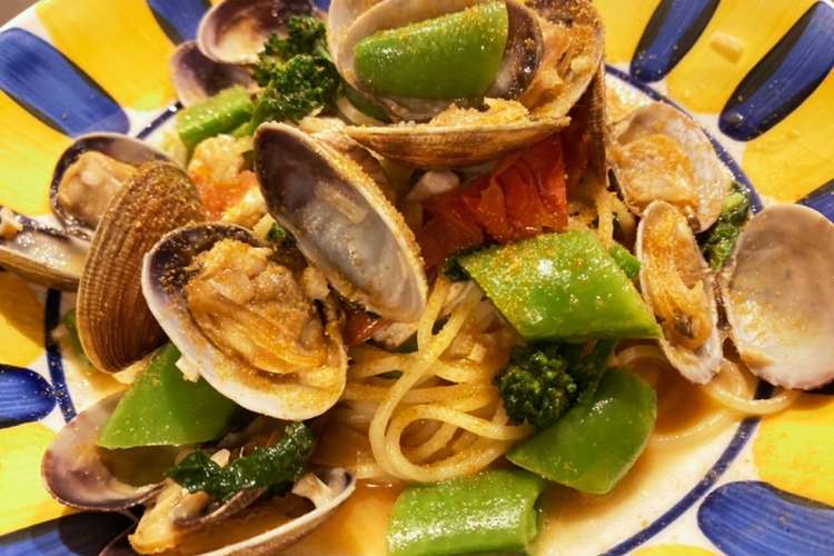 カタカナ名の春野菜とアサリのパスタ レシピ 作り方 By インディ藤田 クックパッド 簡単おいしいみんなのレシピが355万品