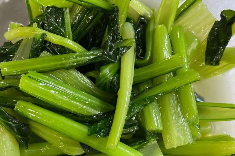小松菜 中華風ナムル レシピ 作り方 By うまる ん クックパッド 簡単おいしいみんなのレシピが354万品