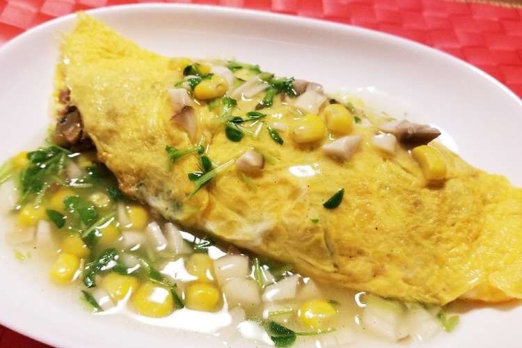 豚ミンチとほうれん草の中華風オムレツ レシピ 作り方 By てつじのかーちゃん クックパッド