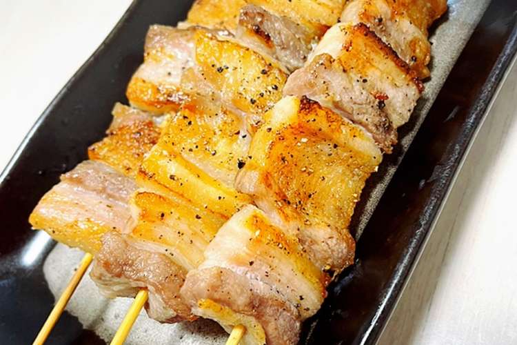 塩豚バラ串 レシピ 作り方 By ふうちゃん クックパッド 簡単おいしいみんなのレシピが376万品