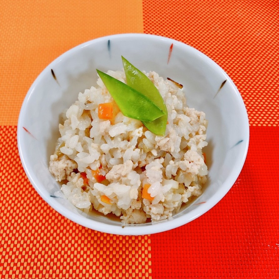 新潟鶏と根菜の混ぜご飯の画像