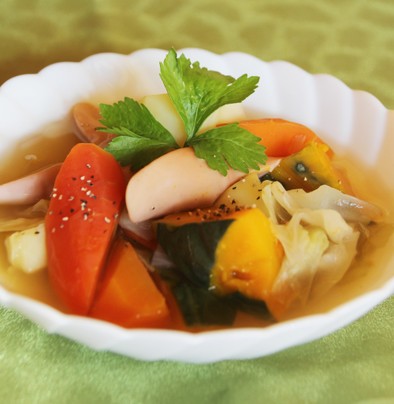 健康野菜スープの写真