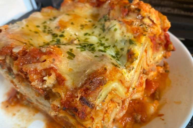 ラザニア アメリカ風 市販トマトソースで レシピ 作り方 By Mey517 クックパッド 簡単おいしいみんなのレシピが361万品