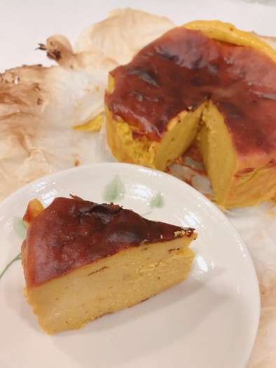スパイスパンプキン バスクチーズケーキ風の写真