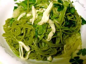 香味野菜な茶そば