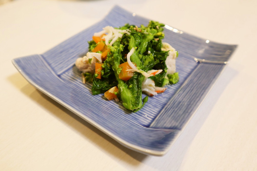 【野菜ソムリエ】花菜とささみの和風和えの画像