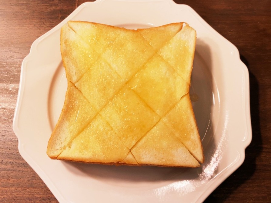 ハニーバタートースト【おうちカフェ】の画像