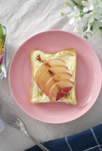 クリチーりんごの冷凍作りおきトースト