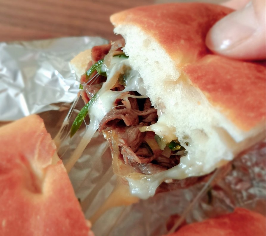 ステーキサンドイッチのレシピ