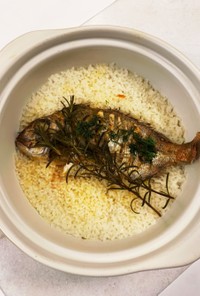 鯛の土鍋ご飯　フォメドポワゾンフレーバー