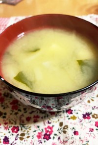 簡単美味しい豆腐の味噌汁^_^