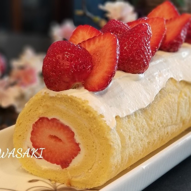みんなが作ってる ロールケーキ イチゴのレシピ クックパッド 簡単おいしいみんなのレシピが356万品