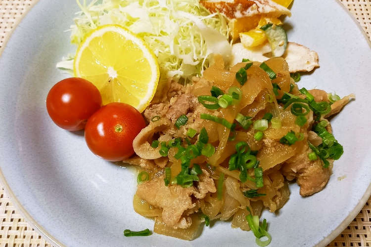 夜ご飯に 豚バラ肉と玉ねぎの甘辛炒め レシピ 作り方 By ポテチ犬 クックパッド 簡単おいしいみんなのレシピが360万品