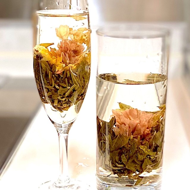 飲み終わった工芸茶を水中花で楽しむ レシピ 作り方 By かっちゃん杉 クックパッド 簡単おいしいみんなのレシピが378万品