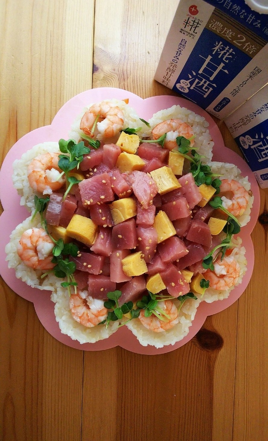 ひな祭り・押し寿司・ちらし寿司の画像