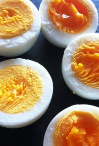 ゆで卵の楽な作り方