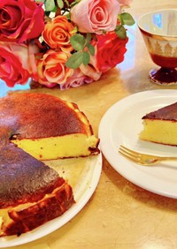 簡単☆バスク風マスカルポーネチーズケーキ