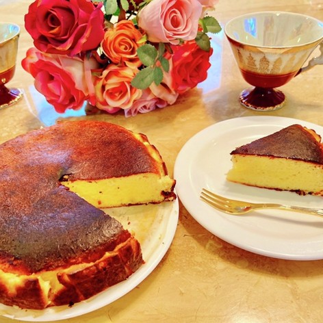 簡単☆バスク風マスカルポーネチーズケーキ