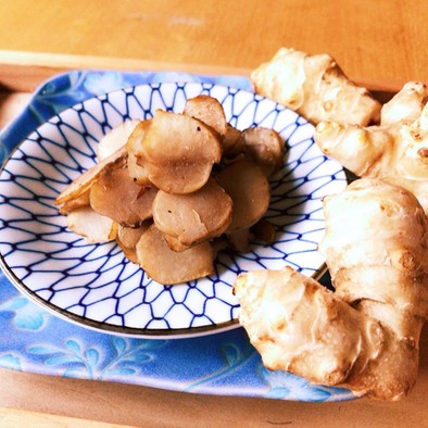 シンプルに♪菊芋のハーブ塩炒めの写真