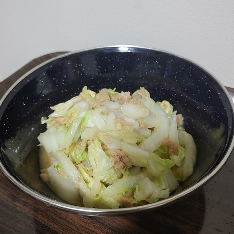 【簡単】【副菜】白菜とツナの和え物
