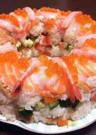 みんなが作ってる 寿司ケーキ バースデーのレシピ クックパッド 簡単おいしいみんなのレシピが366万品