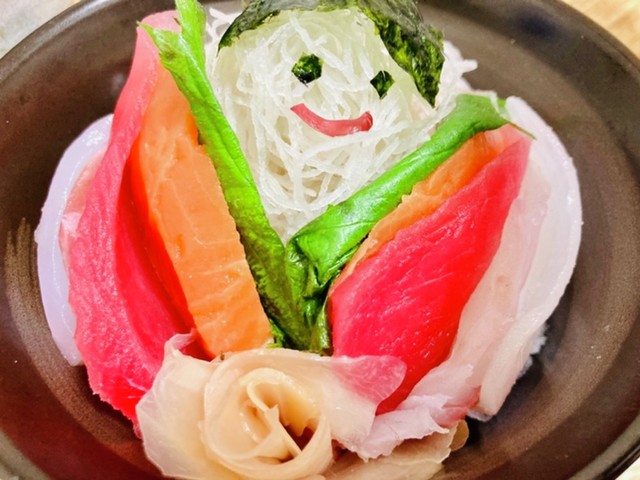 お刺身で おひなさまの十二単衣丼 レシピ 作り方 By Richan66 クックパッド 簡単おいしいみんなのレシピが371万品