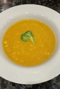 かぼちゃとごぼうの食物繊維たっぷりスープ