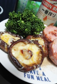 生椎茸のガーリックステーキ