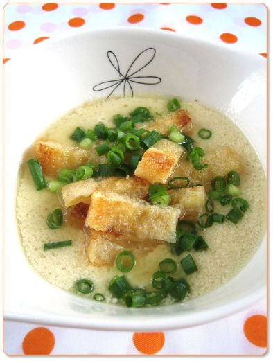 簡単◎台湾風豆乳スープ（鹹豆漿）の写真