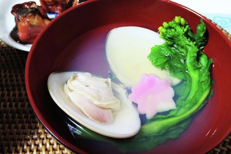 春を感じる はまぐり 菜の花のお吸い物 レシピ 作り方 By みずみず 3232 クックパッド 簡単おいしいみんなのレシピが370万品
