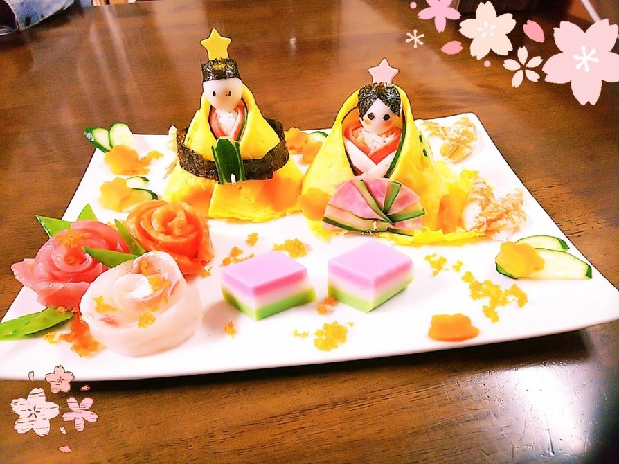 2021雛祭りちらし寿司の画像