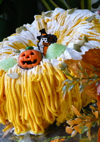 ♪ハロウィン・かぼちゃのモンブラン♪