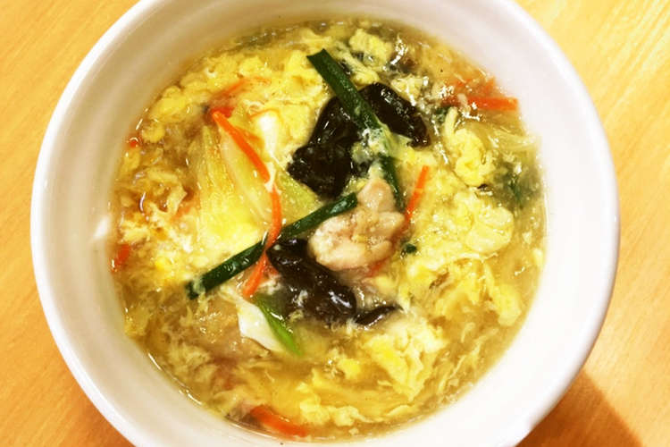 具沢山の中華卵スープ レシピ 作り方 By Kousyuu クックパッド 簡単おいしいみんなのレシピが376万品