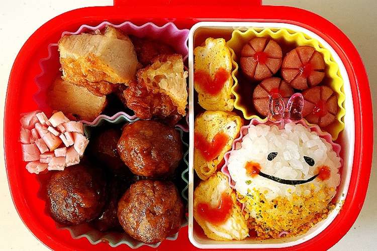 簡単 年少さんの幼稚園女の子弁当 レシピ 作り方 By Smkt クックパッド 簡単おいしいみんなのレシピが364万品