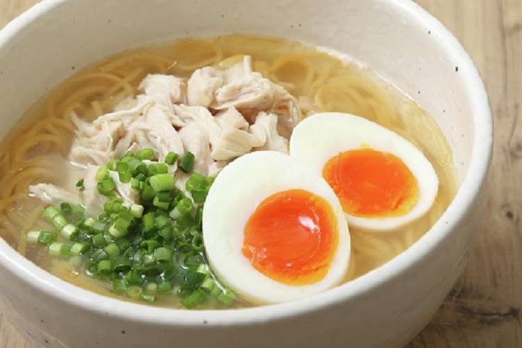 たんぱく質たっぷり鶏塩ラーメン レシピ 作り方 By Zenb クックパッド 簡単おいしいみんなのレシピが356万品