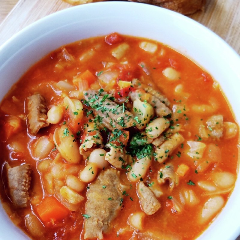 白インゲン豆のラグー レシピ