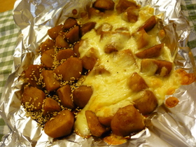 里芋の味噌＆チーズ田楽♫