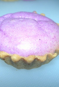 秋の紫芋クリーム・スフレ・タルト