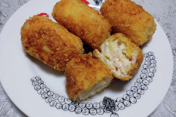 カニカマでカニクリームコロッケ レシピ 作り方 By くましょこ クックパッド 簡単おいしいみんなのレシピが357万品
